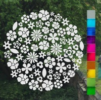 Flower Ball Sticker